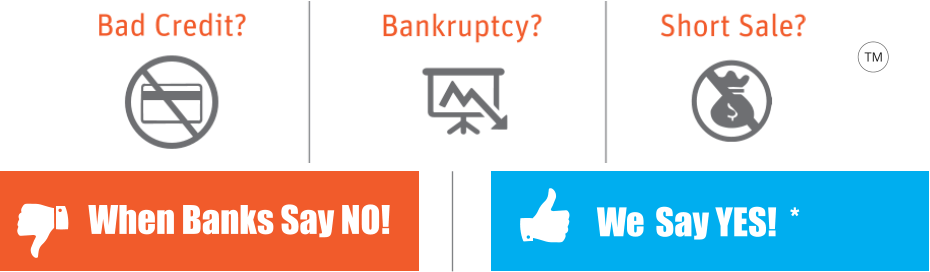 We  Say YES!  * When Banks Say NO! TM