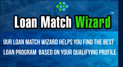 OUR Loan Match Wizard helps you find the best loan program  based on your qualifying profile